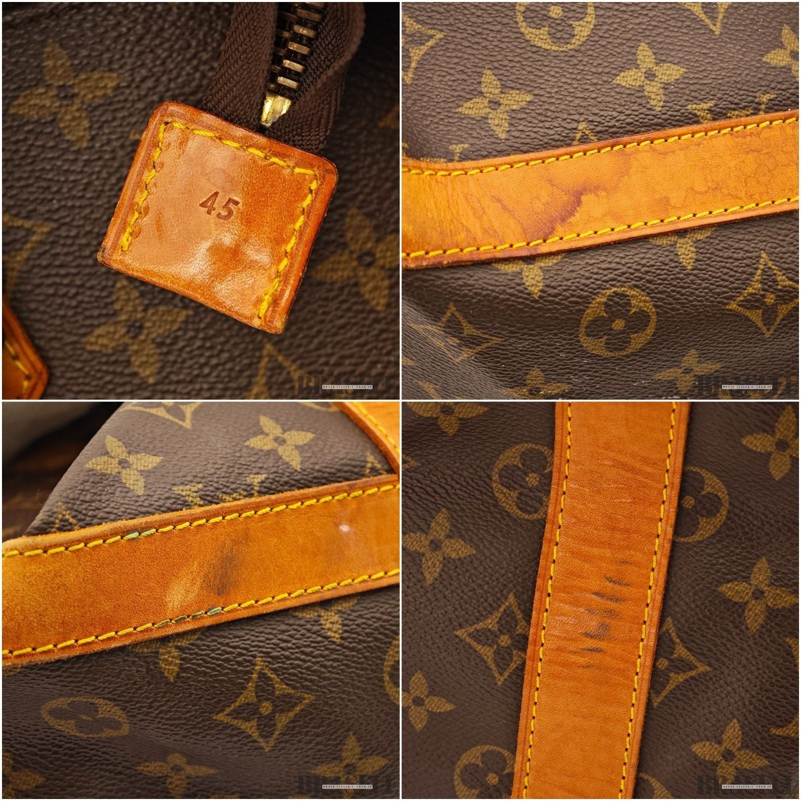 LOUIS VUITTON Cruiser Bag 45 M41138 Monogram Boston Bag Monogram Canvas Brown
