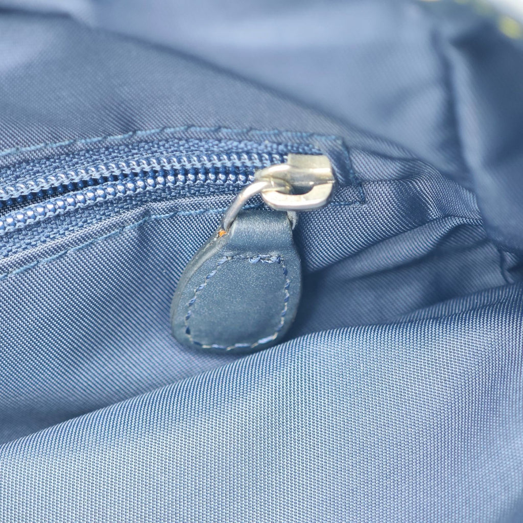 Dior Trotter Tote Bag Canvas and Leather Navy Color