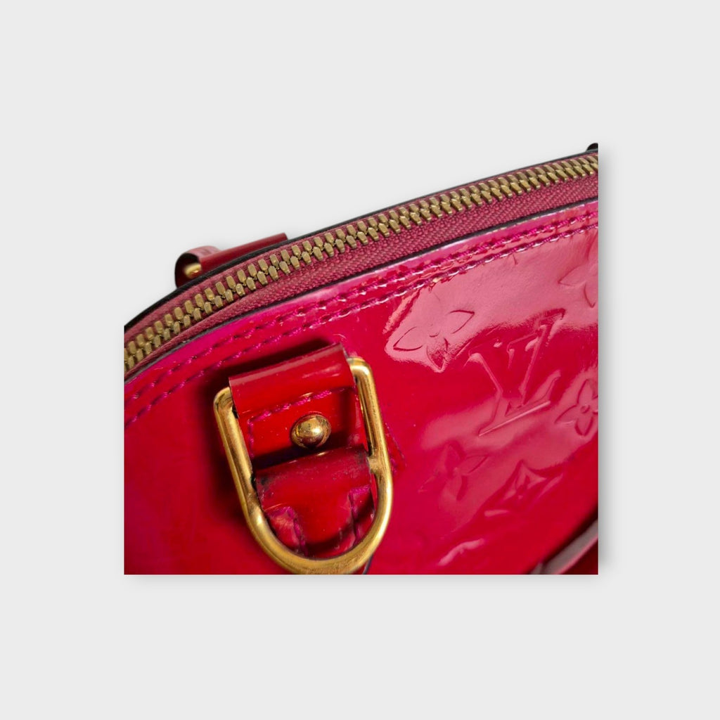 LOUIS VUITTON Alma BB Shoulder Bag Pink Rose Indigo