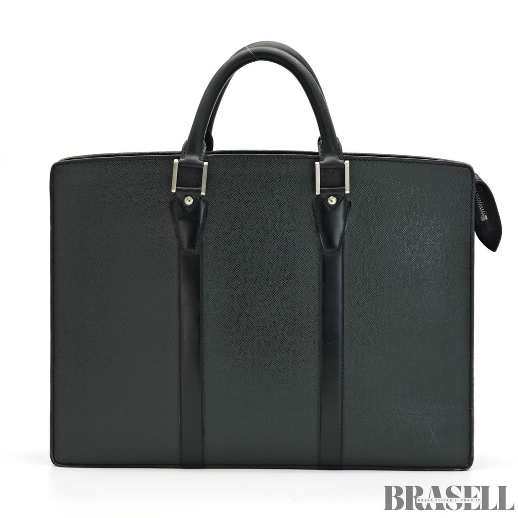 LOUIS VUITTON Taiga Porte-Documents Rosan M30052 Black Briefcase Men and Women
