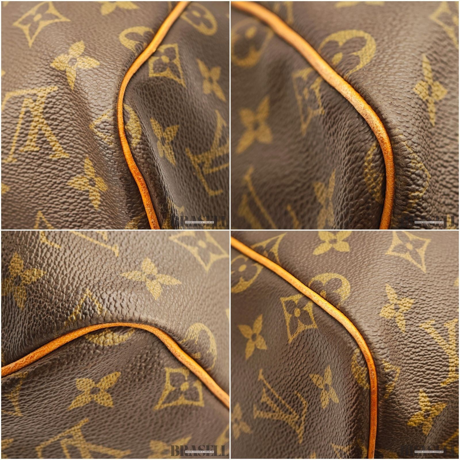 Louis Vuitton Monogram Keepall 55 M41424 Boston Bag Large Capacity Travel Brown