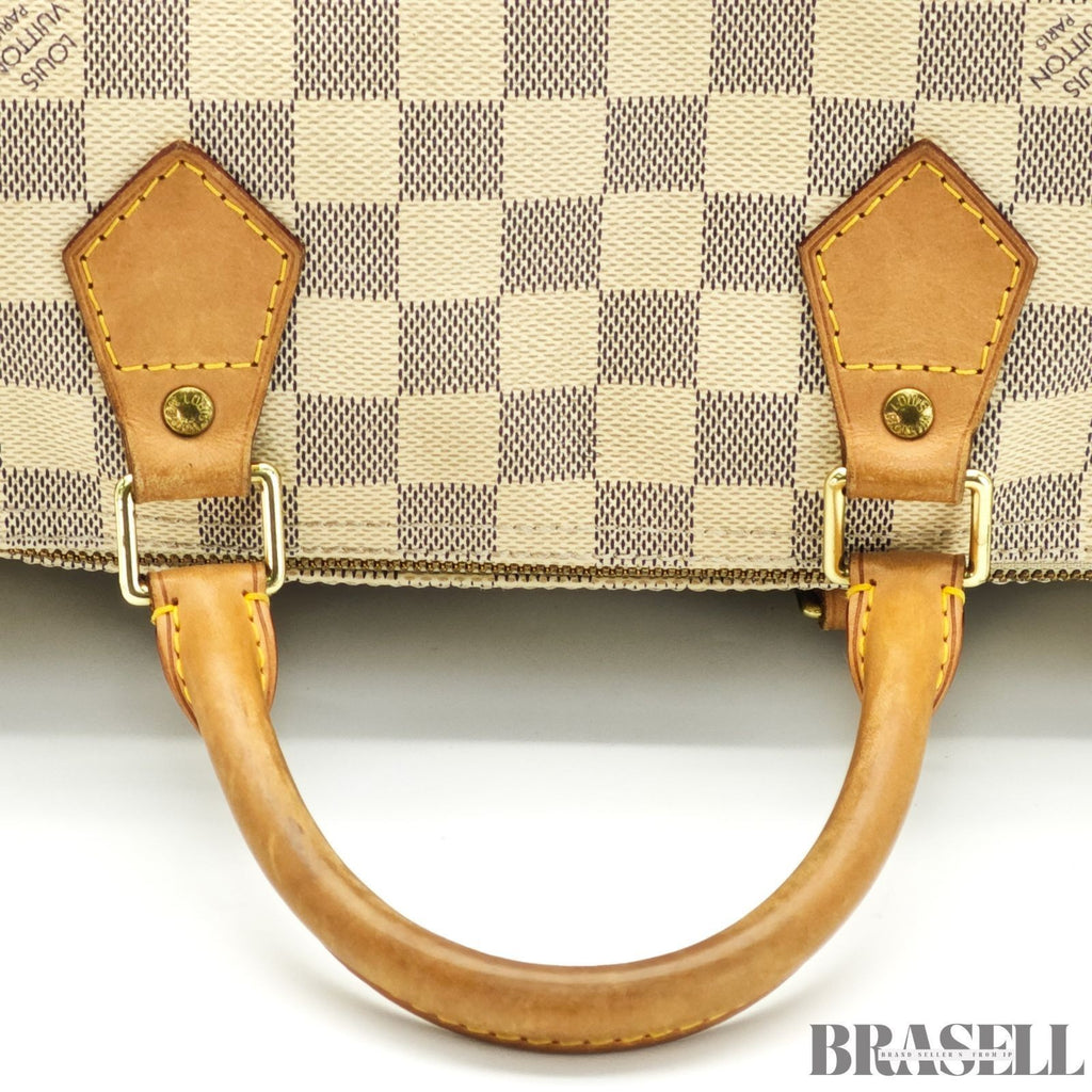 Louis Vuitton Azur Speedy Bandoulière 30 N40592 Handbag Shoulder Bag 2Way Ivory