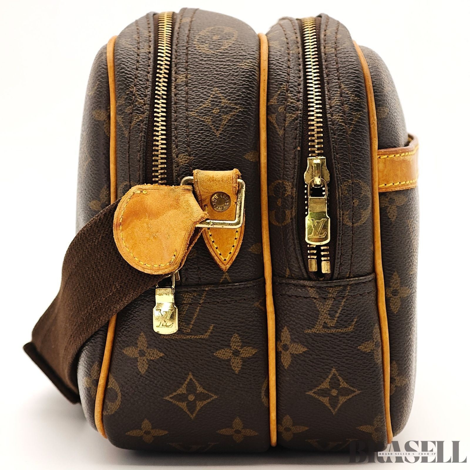 LOUIS VUITTON Reporter PM Crossbody Shoulder Bag Monogram Leather M45254 SP0052