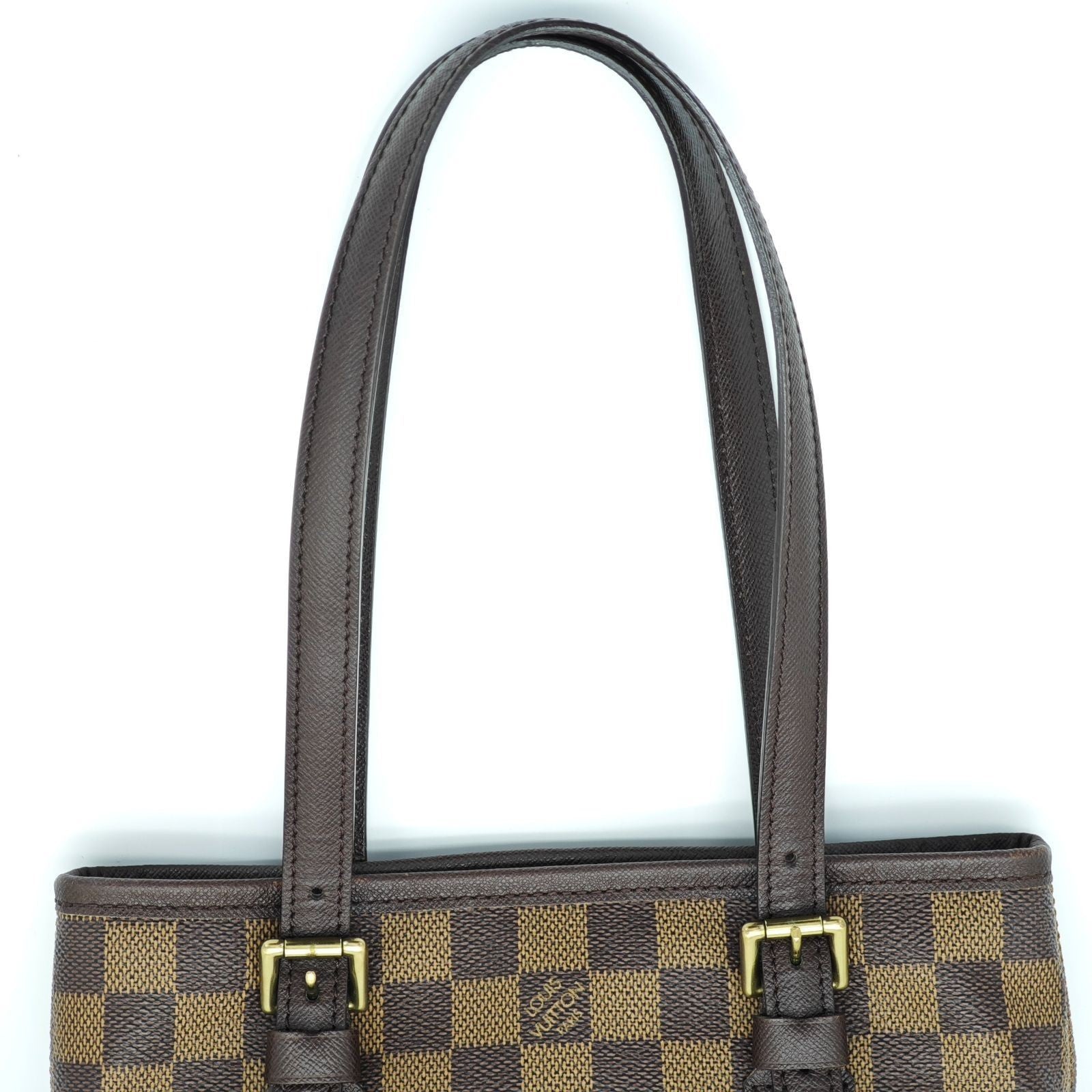 LOUIS VUITTON Damier Male Bucket Bag N42240 Tote Bag Bucket Bag Brown Women's