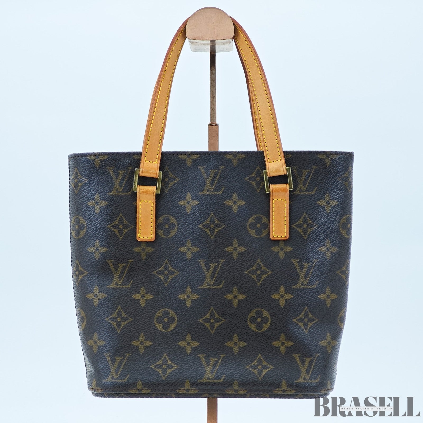 LOUIS VUITTON Vavin PM M51172 Monogram Handbag PVC-Coated Canvas Leather Brown