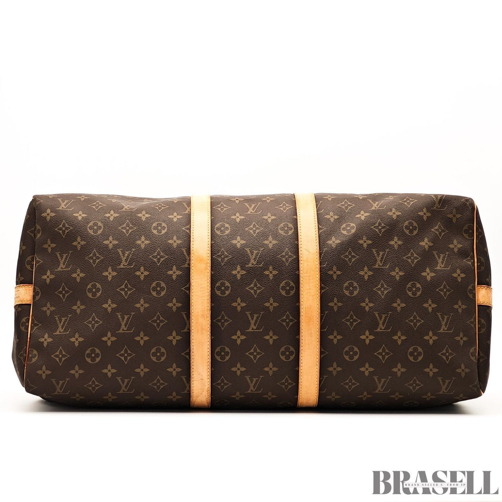 Louis Vuitton Keepall Bandoulière 55 M41414 Boston Bag Large Travel Brown Unisex