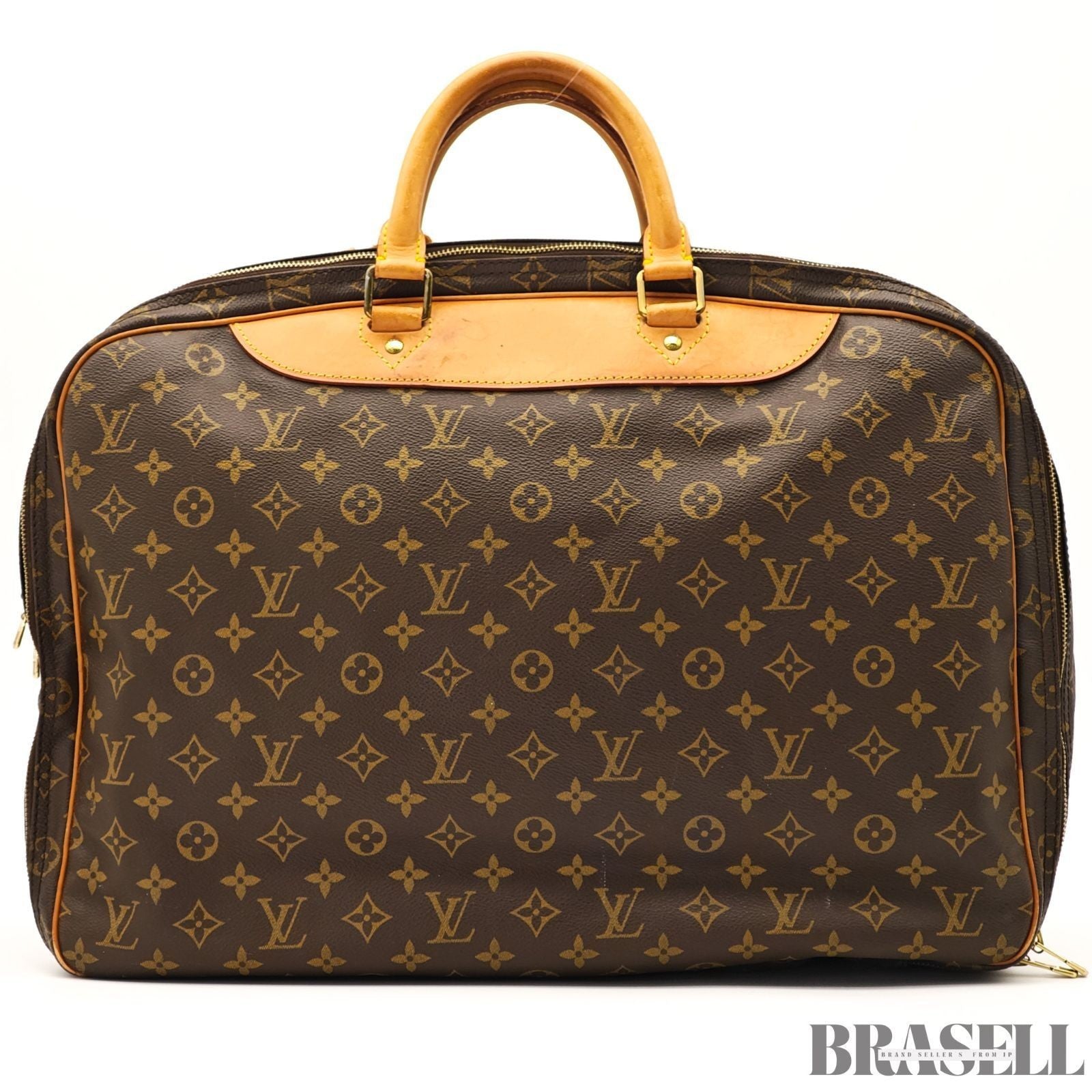 Louis Vuitton Monogram Alizé Trois Poches M41392 Handbag Boston Bag Brown