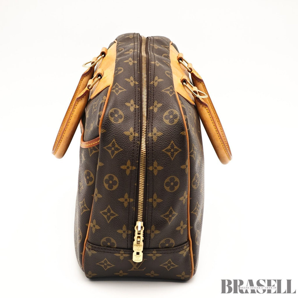 Louis Vuitton M47270 Monogram Deauville Handbag M47270 PVC Coated Canvas Brown