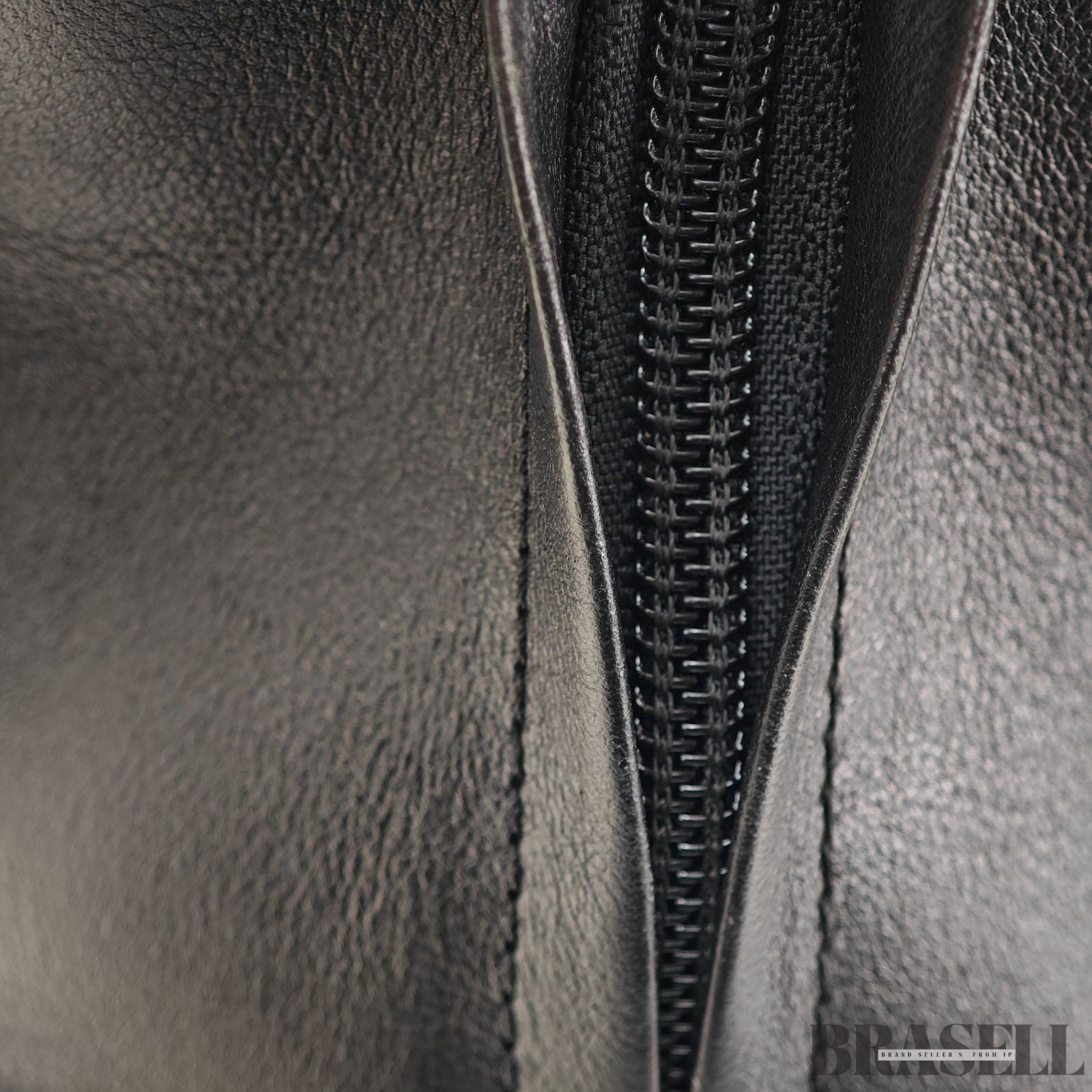 LOEWE Amazona 36 Handbag Horizontal Black with Silver Hardware