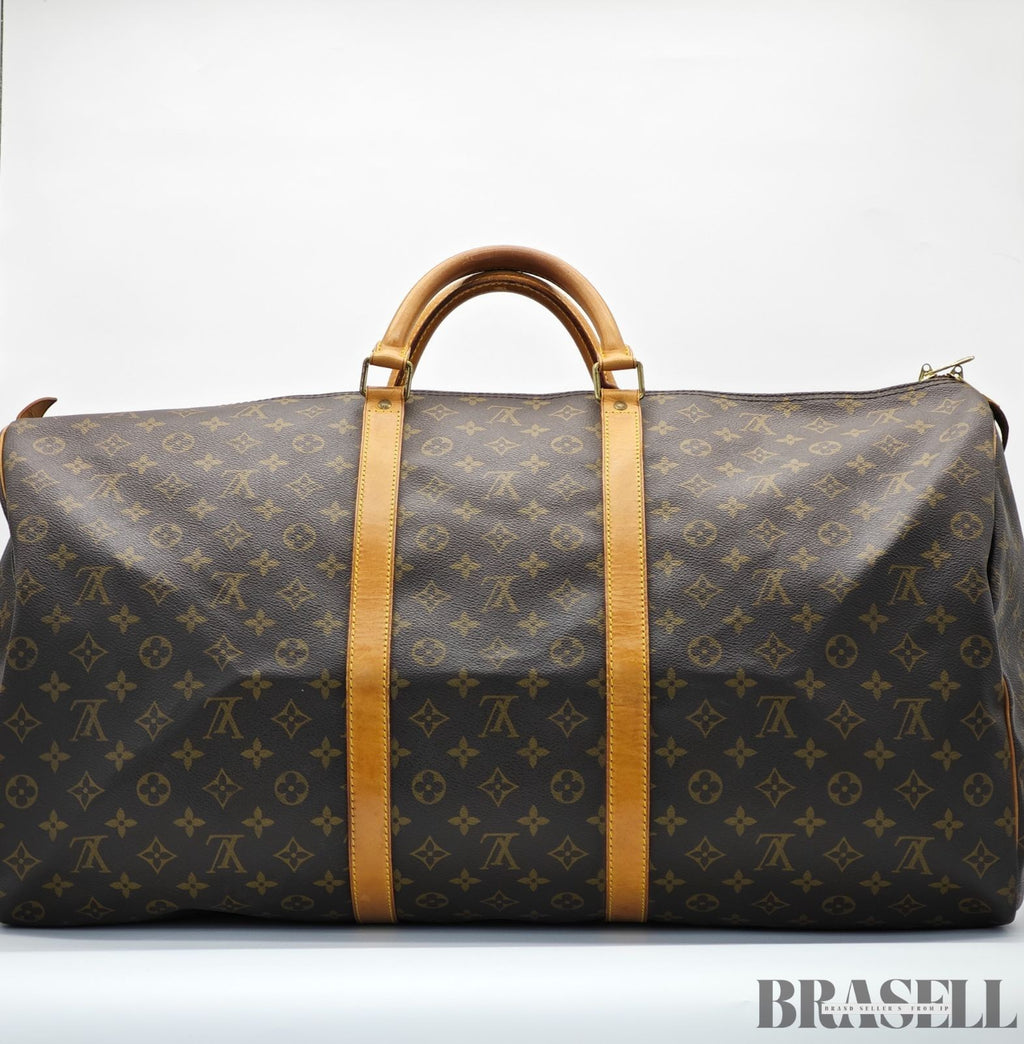 LOUIS VUITTON Keepall 60cm M41422 Boston Bag Large Capacity Marron Gold Hardware