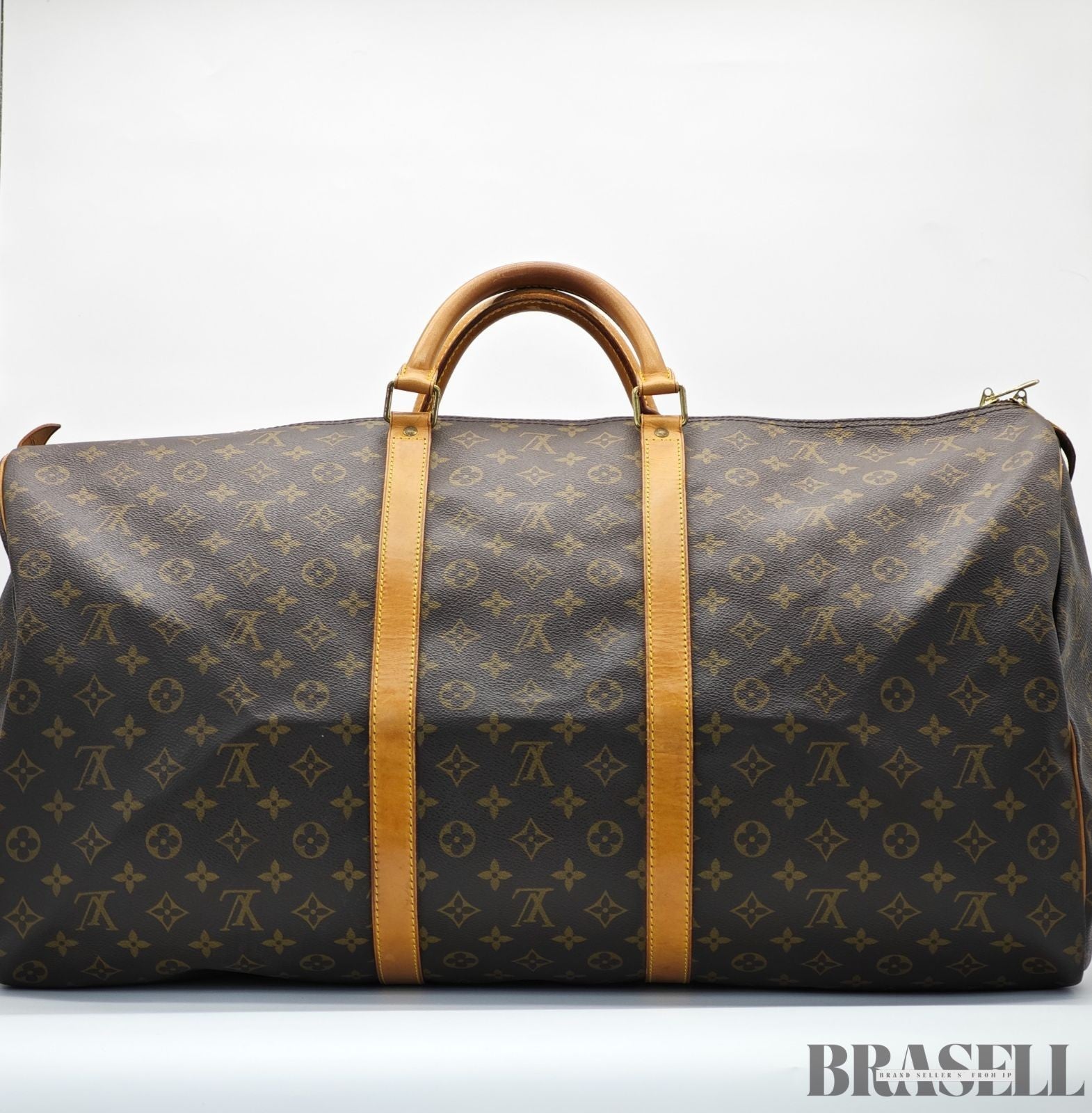 LOUIS VUITTON Keepall 60cm M41422 Boston Bag Large Capacity Marron Gold Hardware