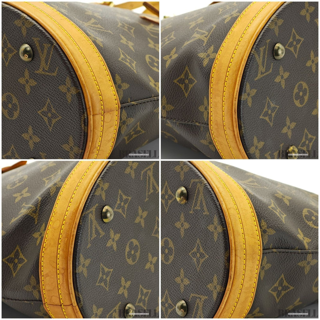 LOUIS VUITTON Bucket PM M42238 Monogram Shoulder Tote Bucket Bag Brown Women’s