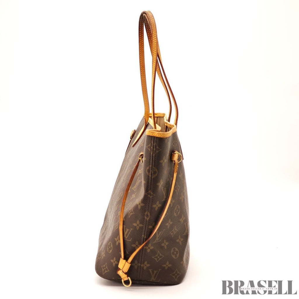 Louis Vuitton Monogram Neverfull MM M40995 Tote Bag Handbag Brown Women