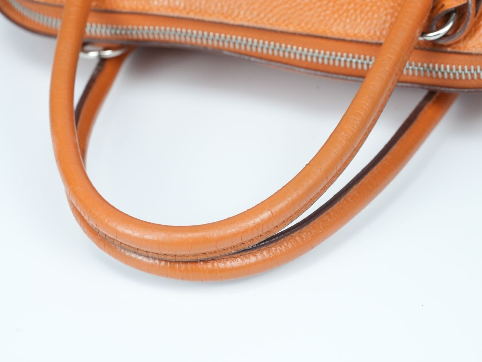 HERMES Bolide 31 Handbag with K stamp Orange Taurillon Clemence