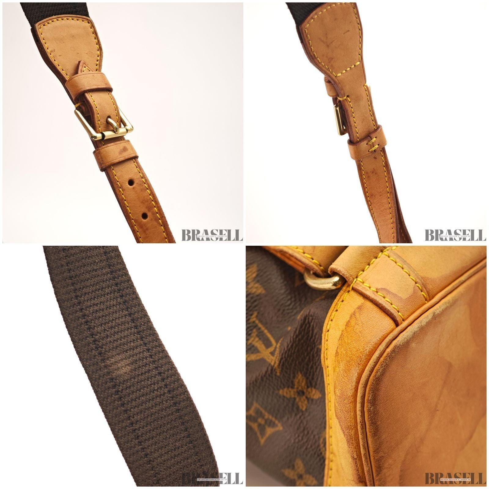 Louis Vuitton Monsigny GM M51135 Bag Backpack Brown Monogram Canvas Unisex