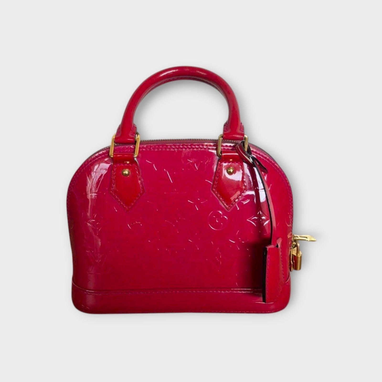 LOUIS VUITTON Alma BB Shoulder Bag Pink Rose Indigo
