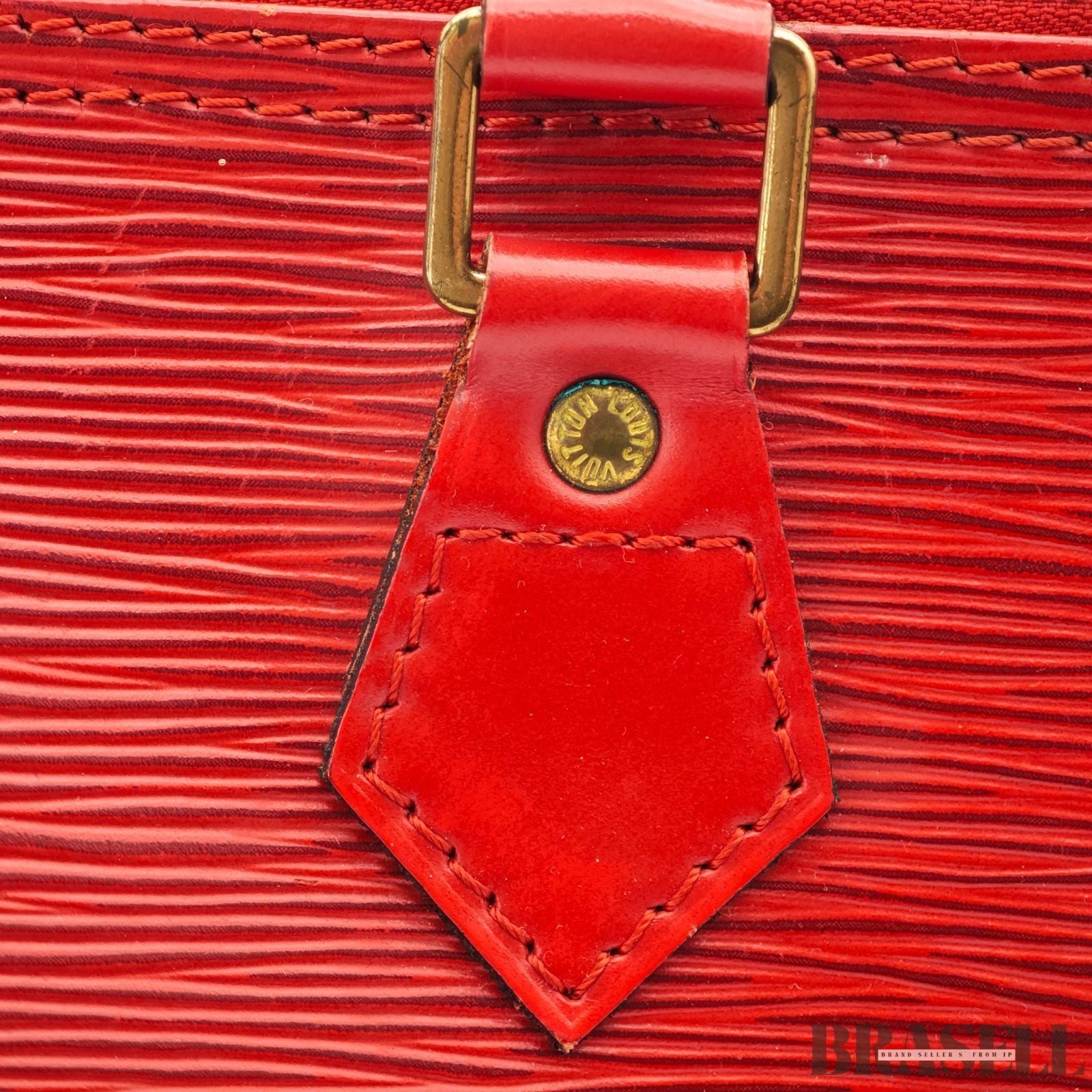 Louis Vuitton Epi Leather Speedy 30 Red Vintage Handbag Mini Boston Bag Women