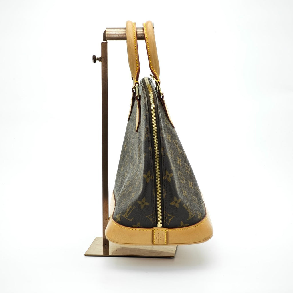 LOUIS VUITTON Monogram Alma M51130 Bag Brown Women's