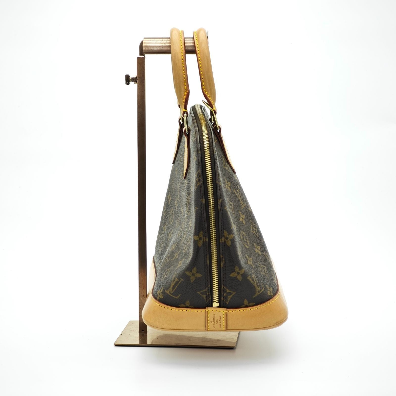 LOUIS VUITTON Monogram Alma M51130 Bag Brown Women's