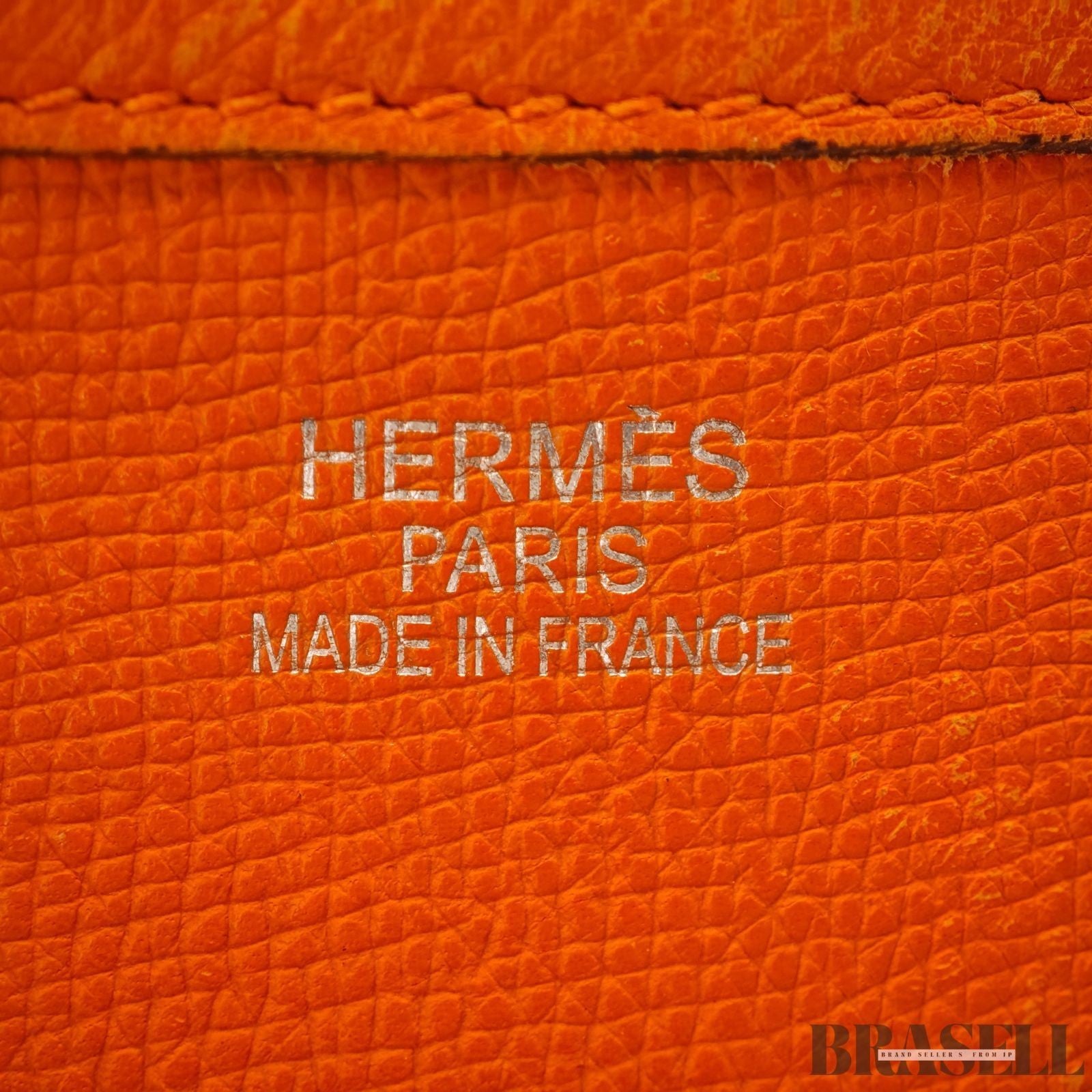 Hermes Evelyn PM Orange Toryon Clemence Crossbody Shoulder Bag w/Dust Bag Strap