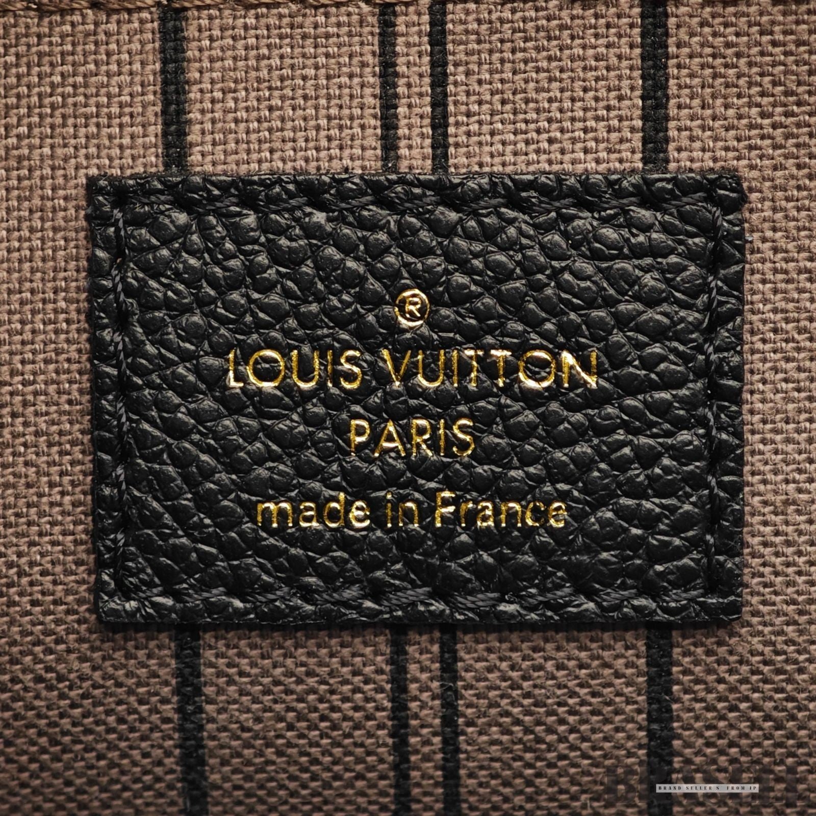 Louis Vuitton Montaigne BB M41048 Monogram Empreinte Black Handbag Bag Women