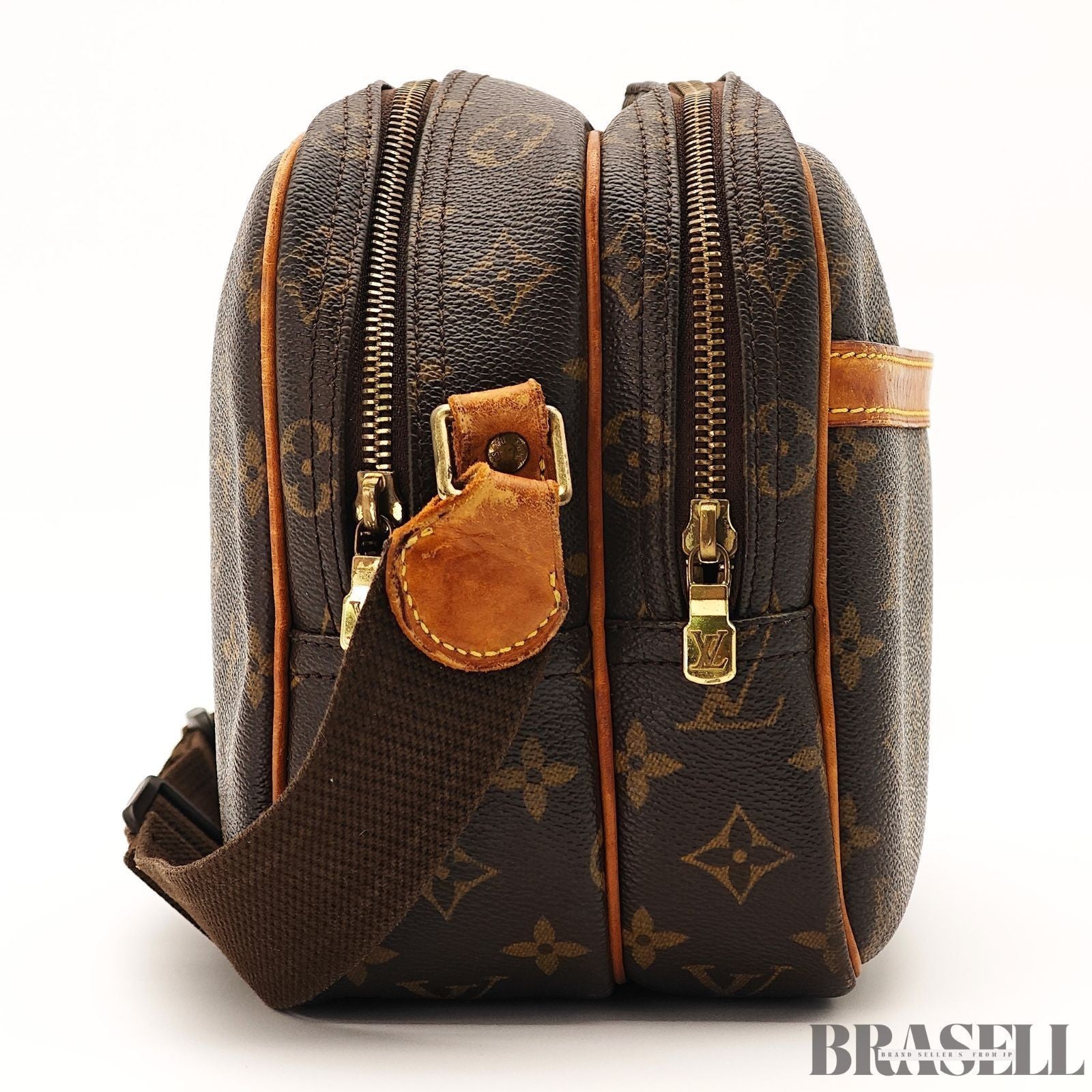 LOUIS VUITTON Reporter PM Crossbody Shoulder Bag Monogram Leather M45254 SP0053