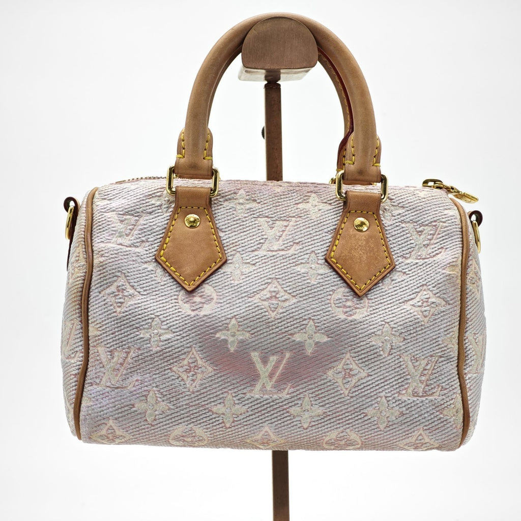 LOUIS VUITTON Monogram Denim Nano Speedy M81213 2-Way Shoulder Bag/Handbag