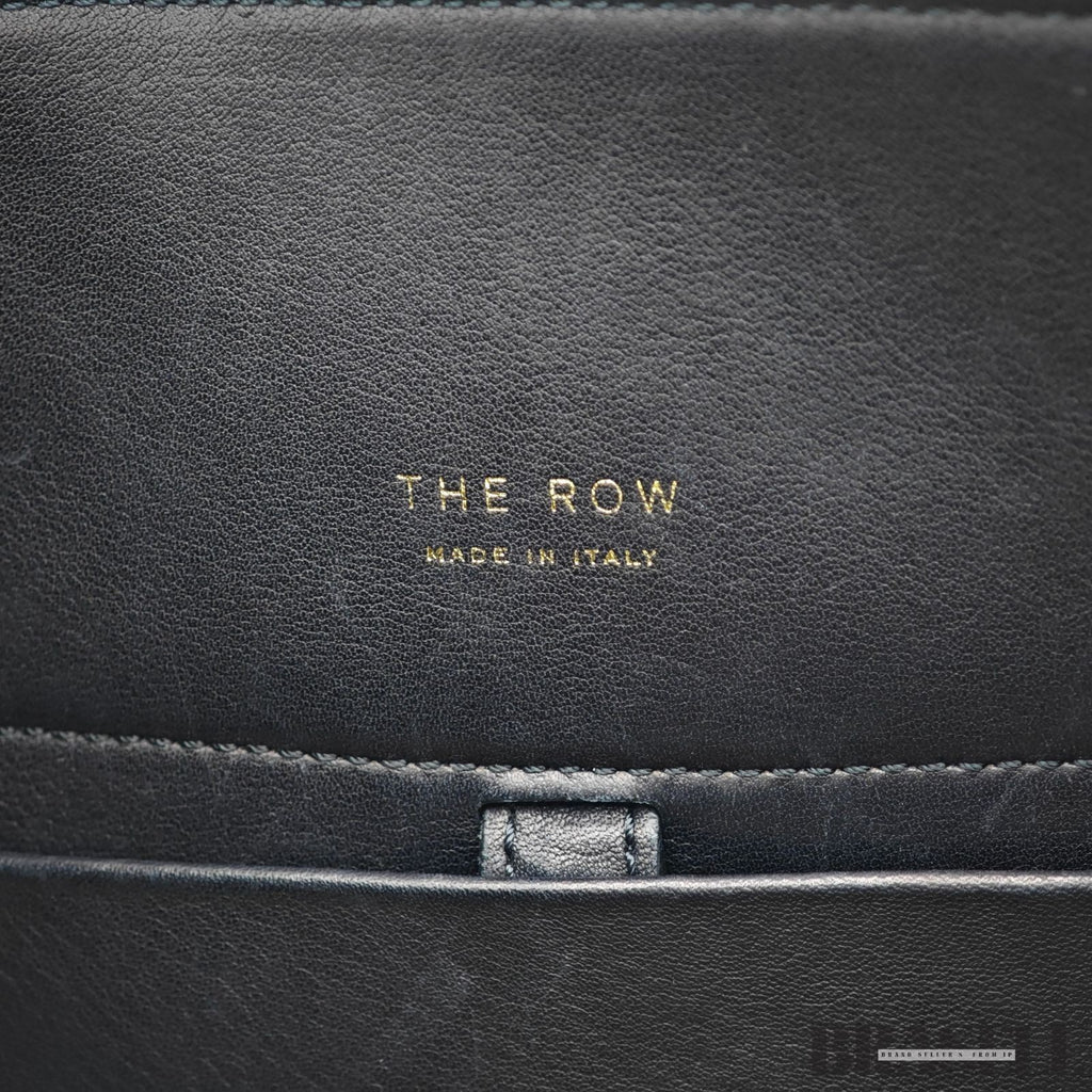 The Row Margaux 10 Bag Handbag Black Leather Woman w/ Shoulder Strap