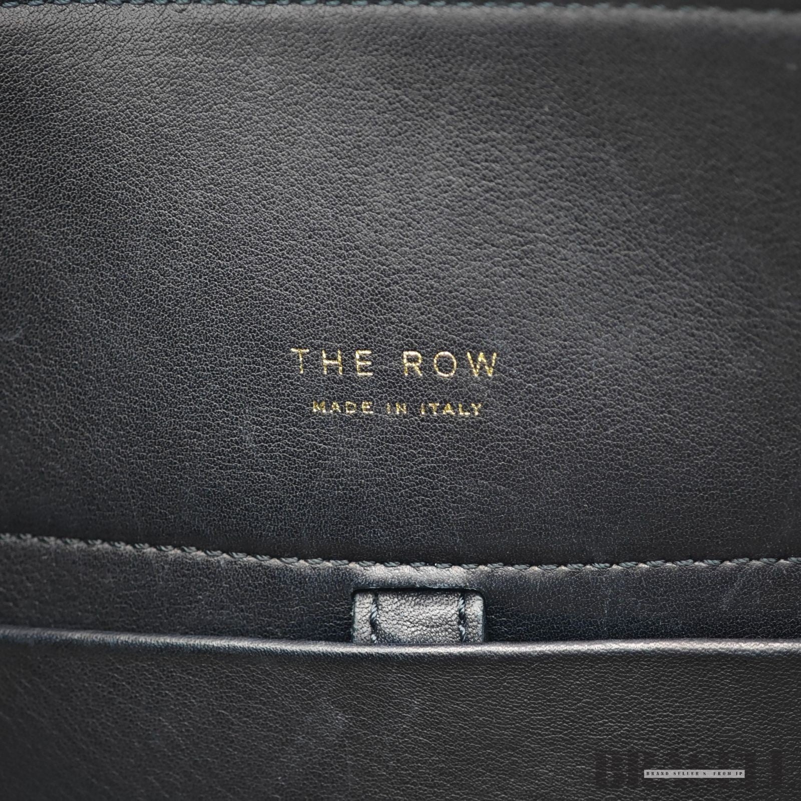 The Row Margaux 10 Bag Handbag Black Leather Woman w/ Shoulder Strap