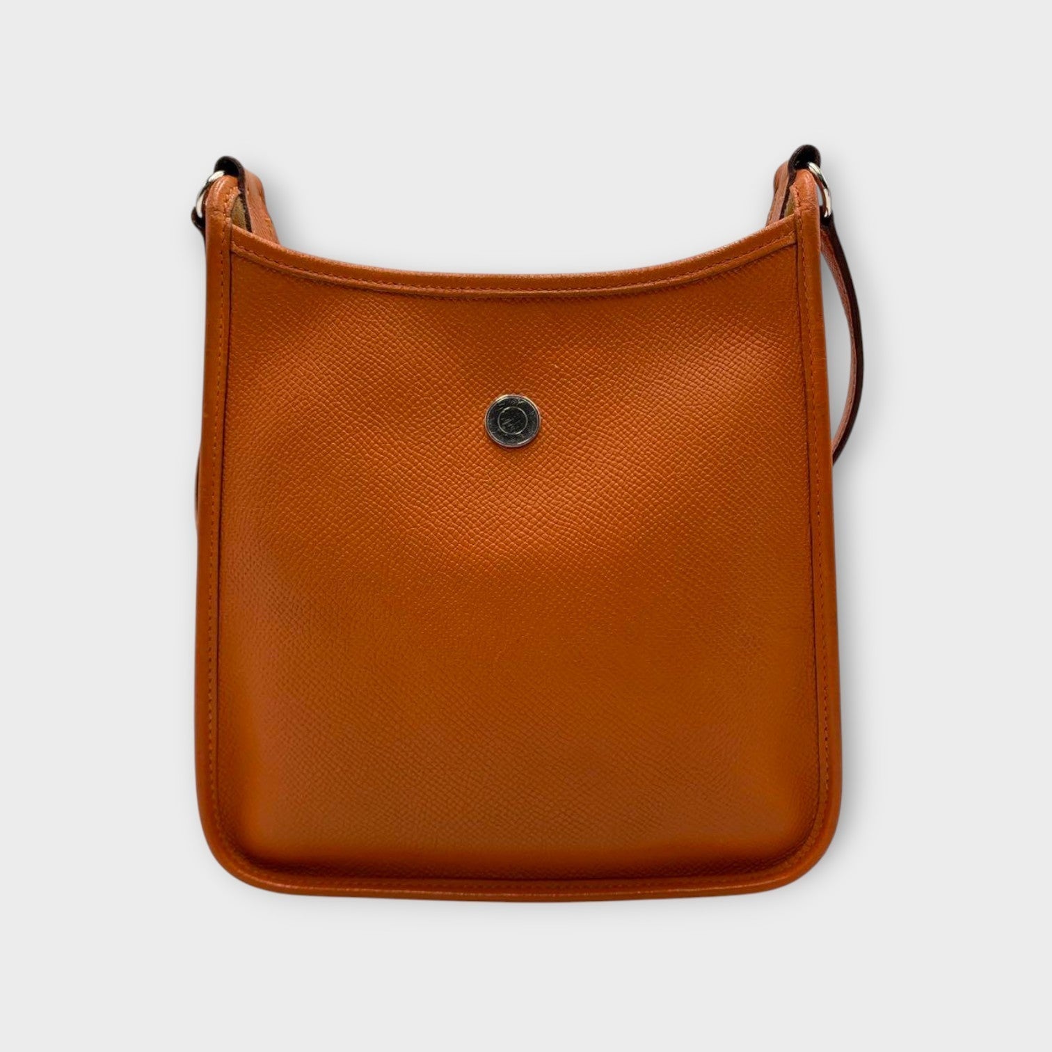 Hermès Vespa TPM Shoulder Bag Veau Epsom Orange Leather K Stamp 【B】