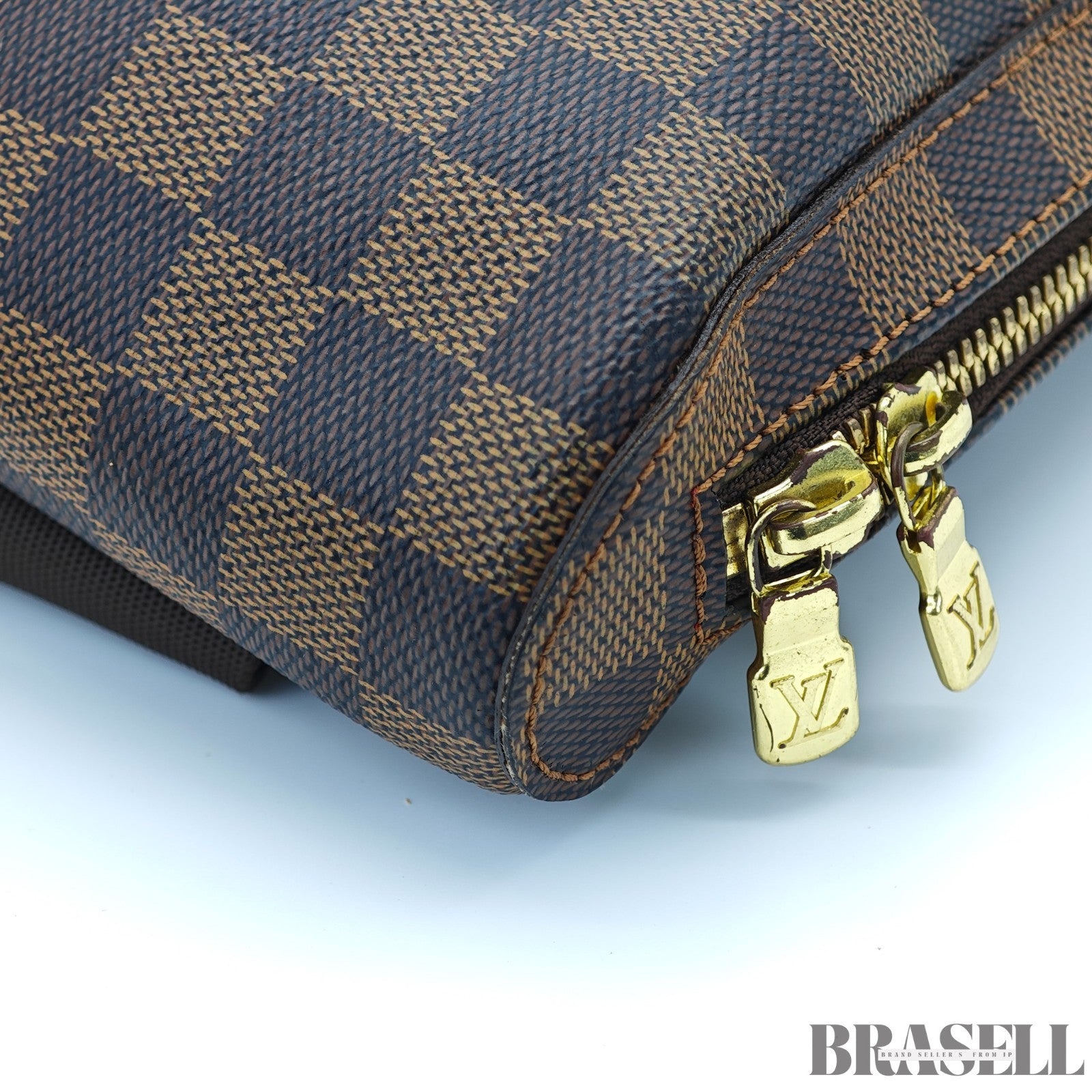 LOUIS VUITTON Geronimos N51994 Crossbody Bag Damier Ebene Brown