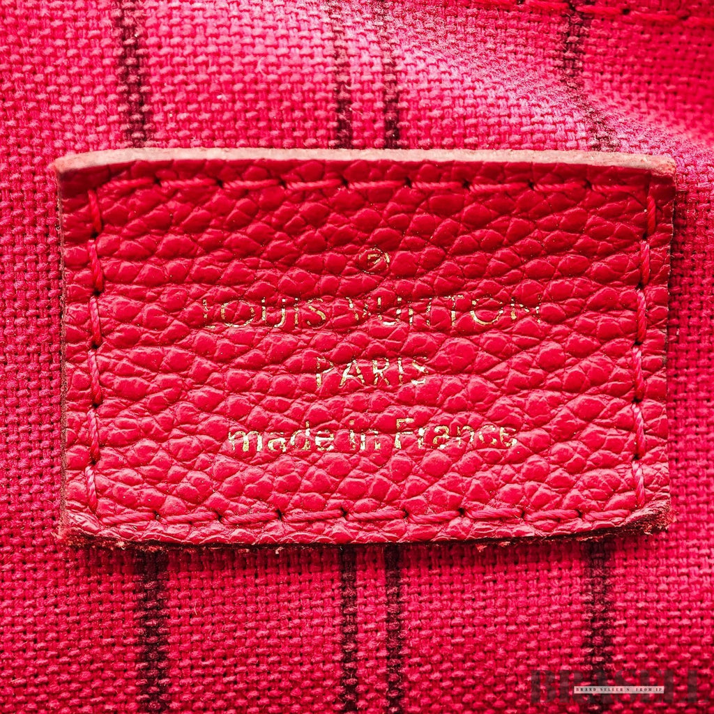 Louis Vuitton Speedy Bandoulière 25 Bag Handbag Monogram Empreinte Red Women’s