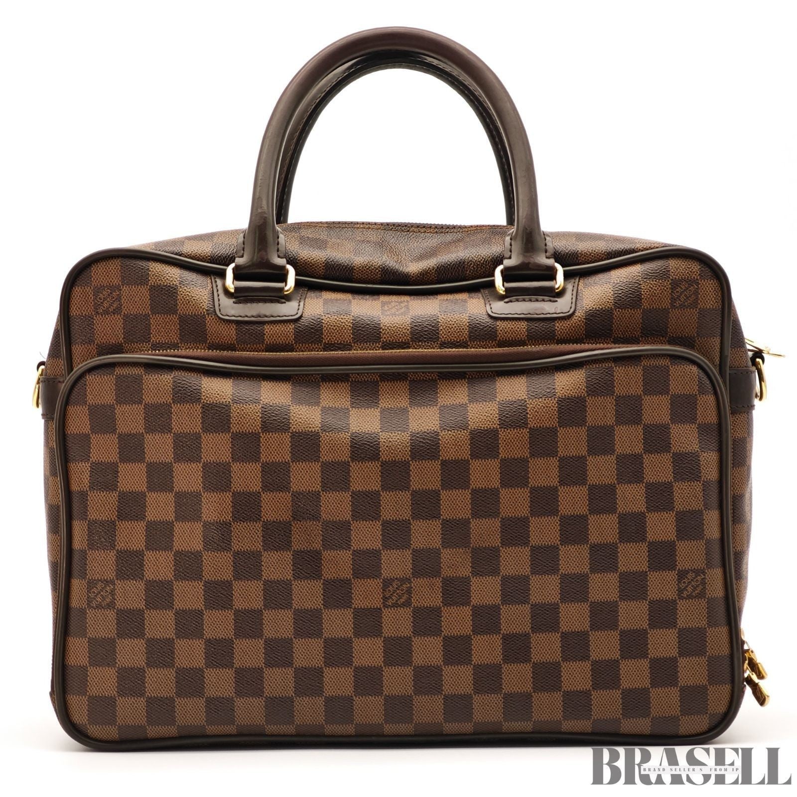 Louis Vuitton Icare N23252 Damier Handbag Boston Bag Briefcase Brown