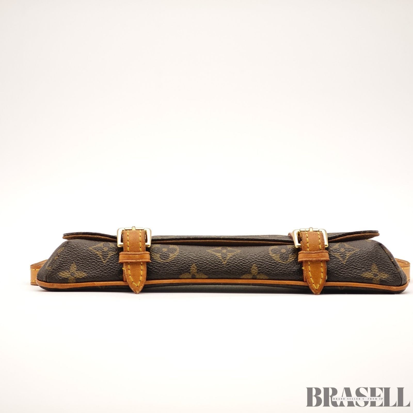 Louis Vuitton Marelle M51159 Monogram Brown Waist Pouch Shoulder Bag Small