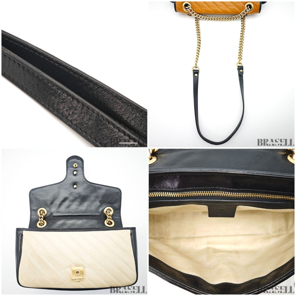 Gucci GG Marmont 443497 Flap Bag Handbag Leather Multicolor Women’s