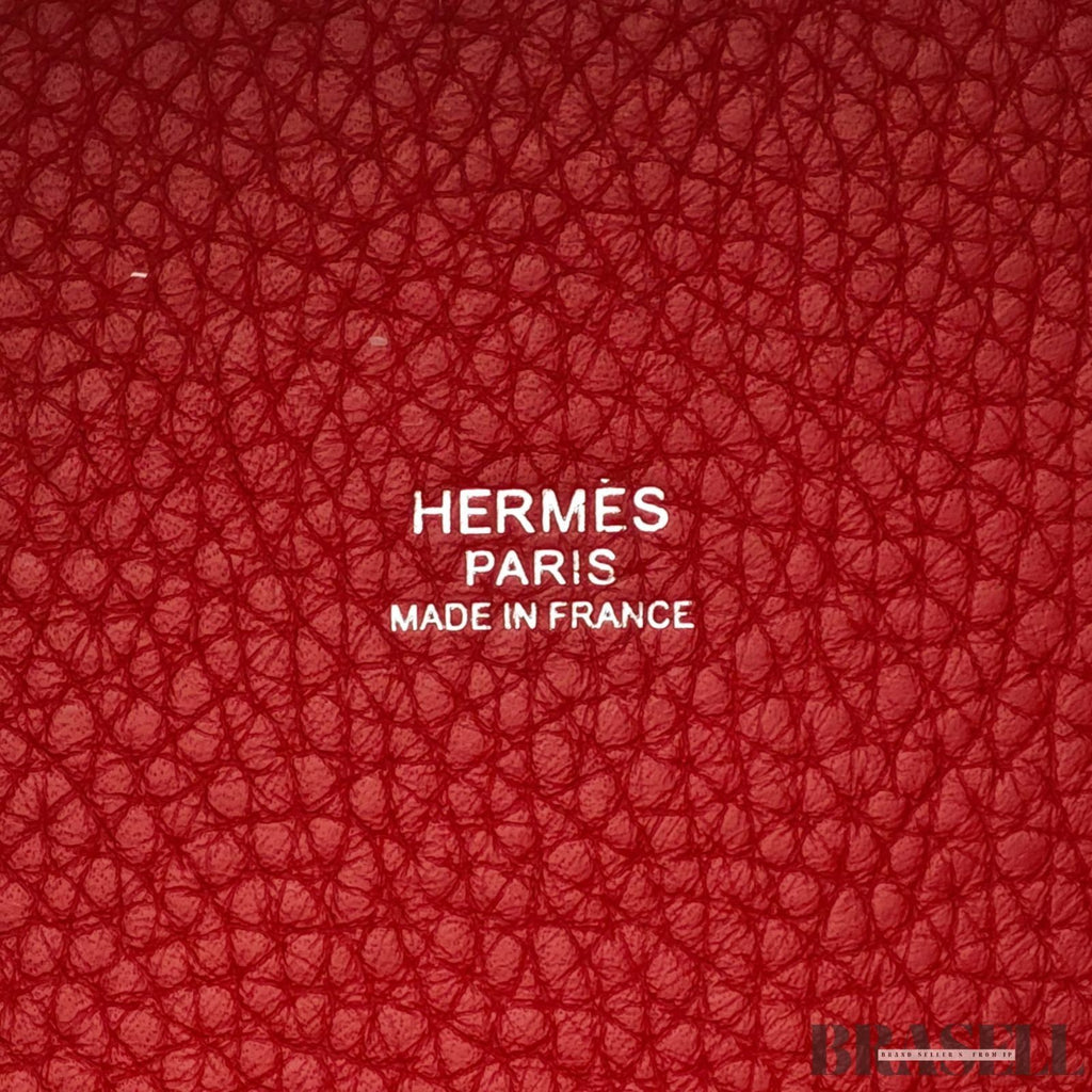 Hermes Picotin Lock PM Rouge De Coeur Bucket Bag With Box Dust Bag Padlock Key
