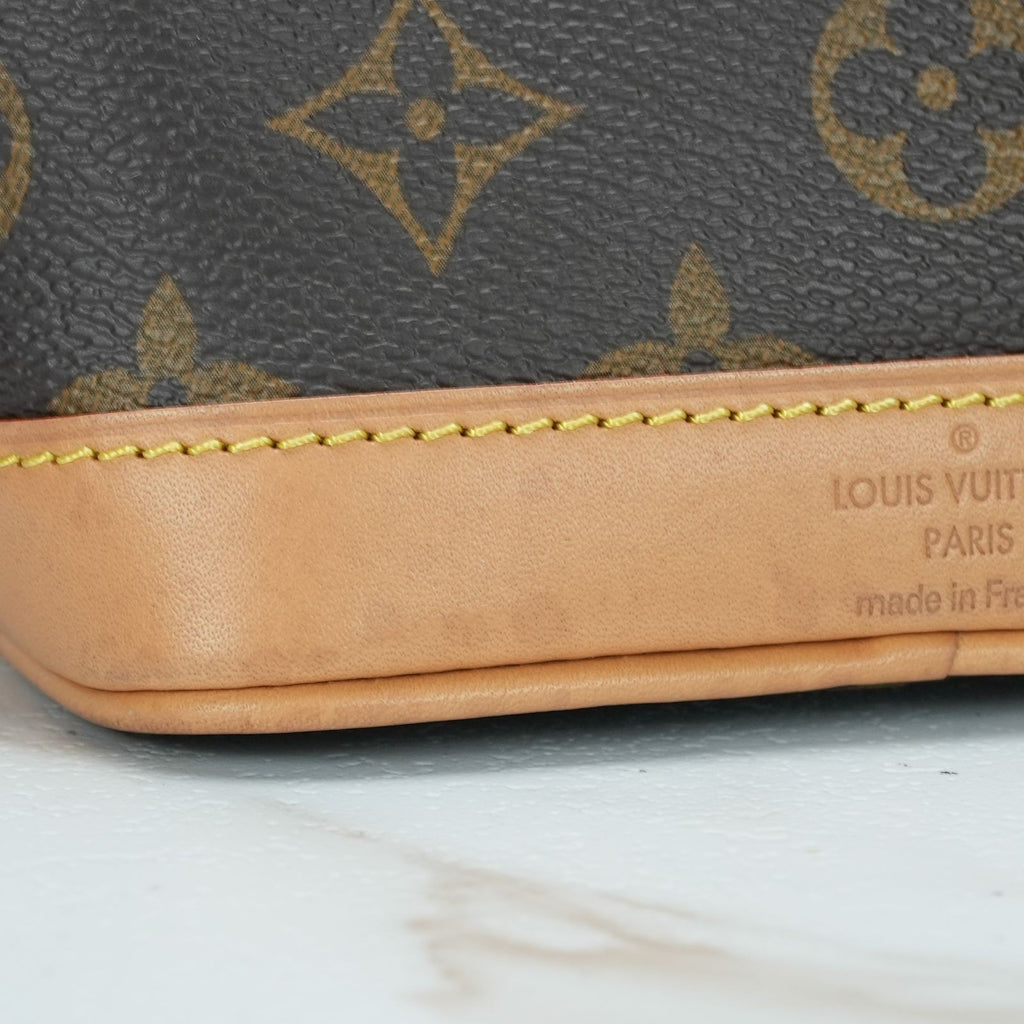 LOUIS VUITTON Nano Noe Monogram M81266 Handbag/Shoulder Bag/Bucket Bag Brown