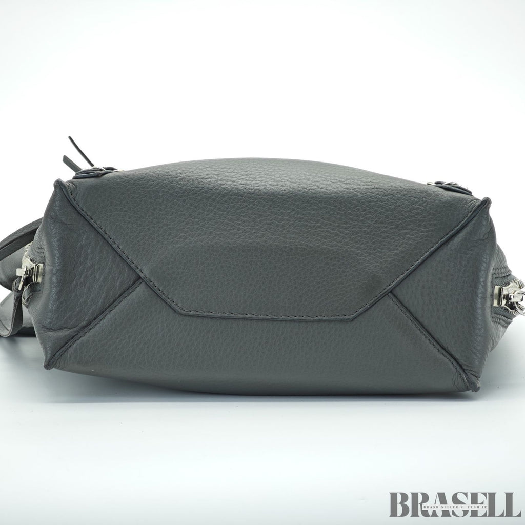 BALENCIAGA 2-Way Handbag Shoulder Bag Paper A4 357333 Gray color