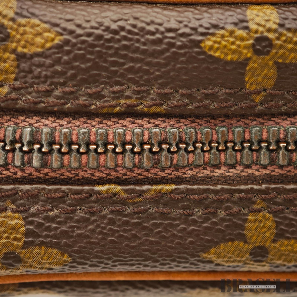 LOUIS VUITTON Danube M45266 Shoulder Bag Monogram Leather Brown France Women
