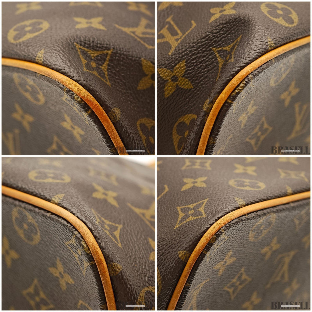 LOUIS VUITTON LV Palermo GM Shoulder Tote Bag Monogram M40146 Brown