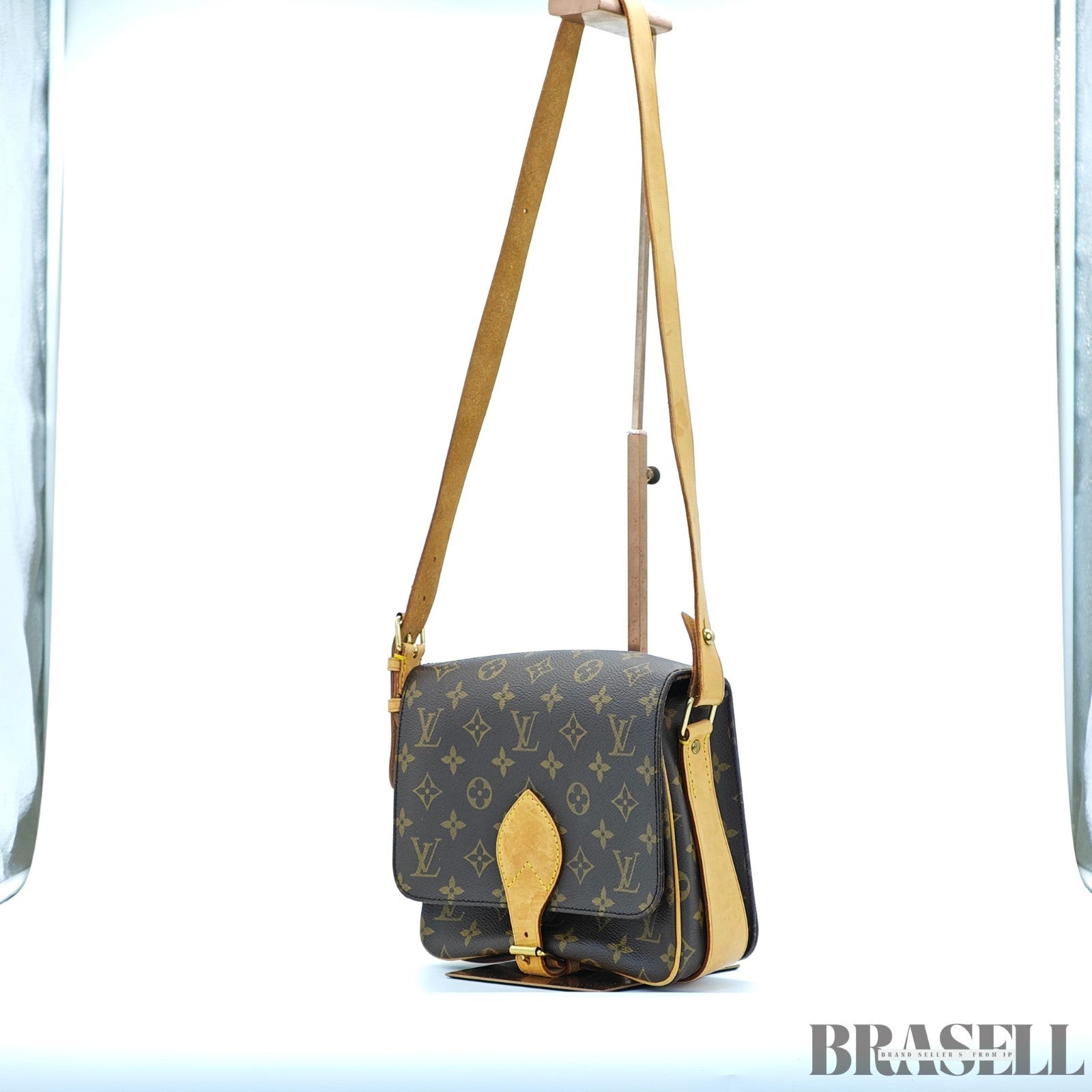 LOUIS VUITTON Cult Ciel MM M51253 Monogram Canvas Maroon Brown