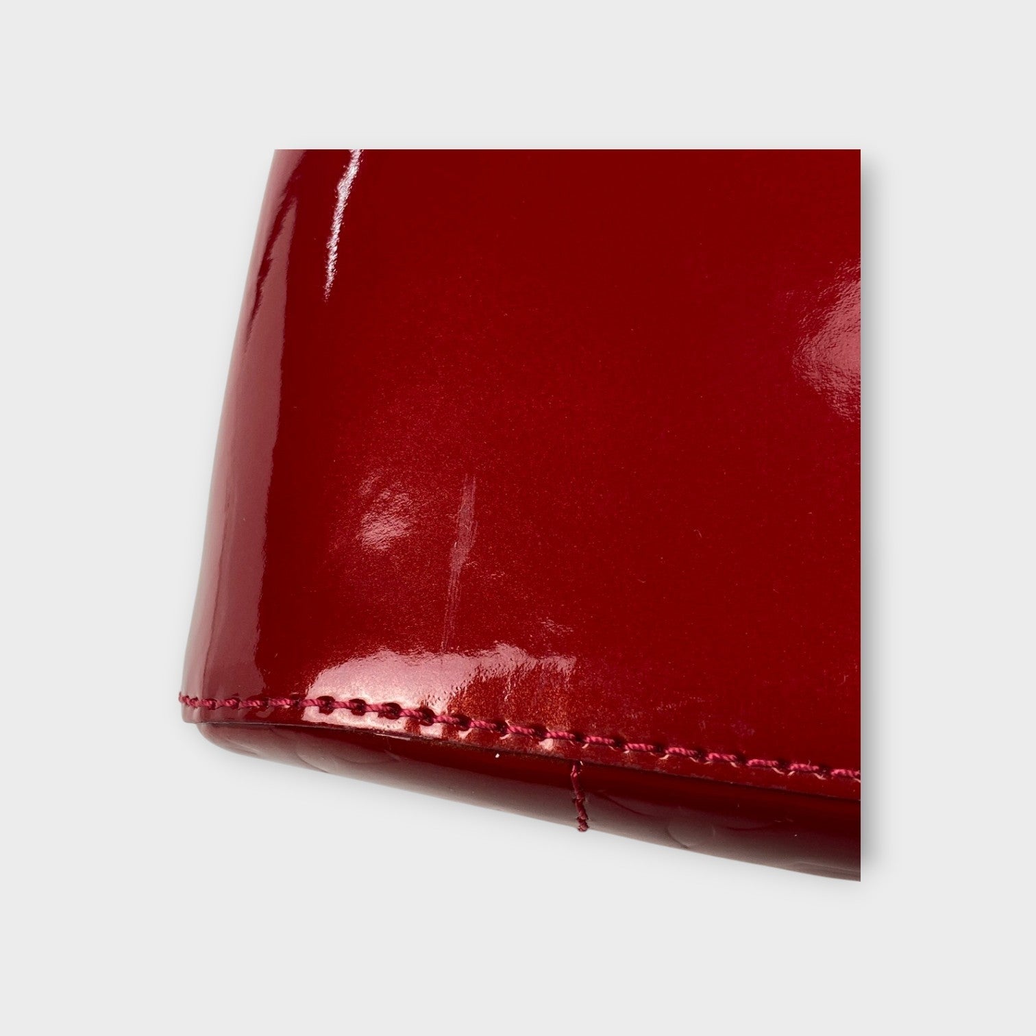 Louis Vuitton Rosewood Avenue Handbag Patent Monogram Vernis M93507【A】