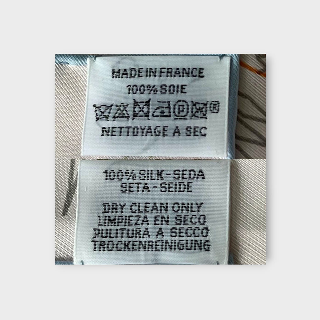 Hermès Carré 90 Please, Hold the Line 2025 100% Silk Square Scarf 【N】