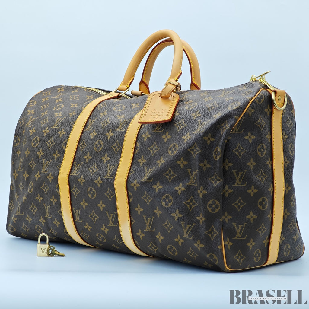 LOUIS VUITTON Keepall 50 M41426 Boston Bag Monogram Brown