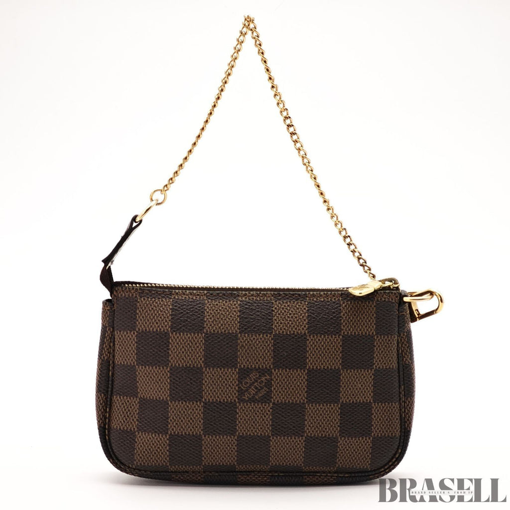 Louis Vuitton Damier Ebene Mini Pochette Accessoires M58009 Handbag Brown
