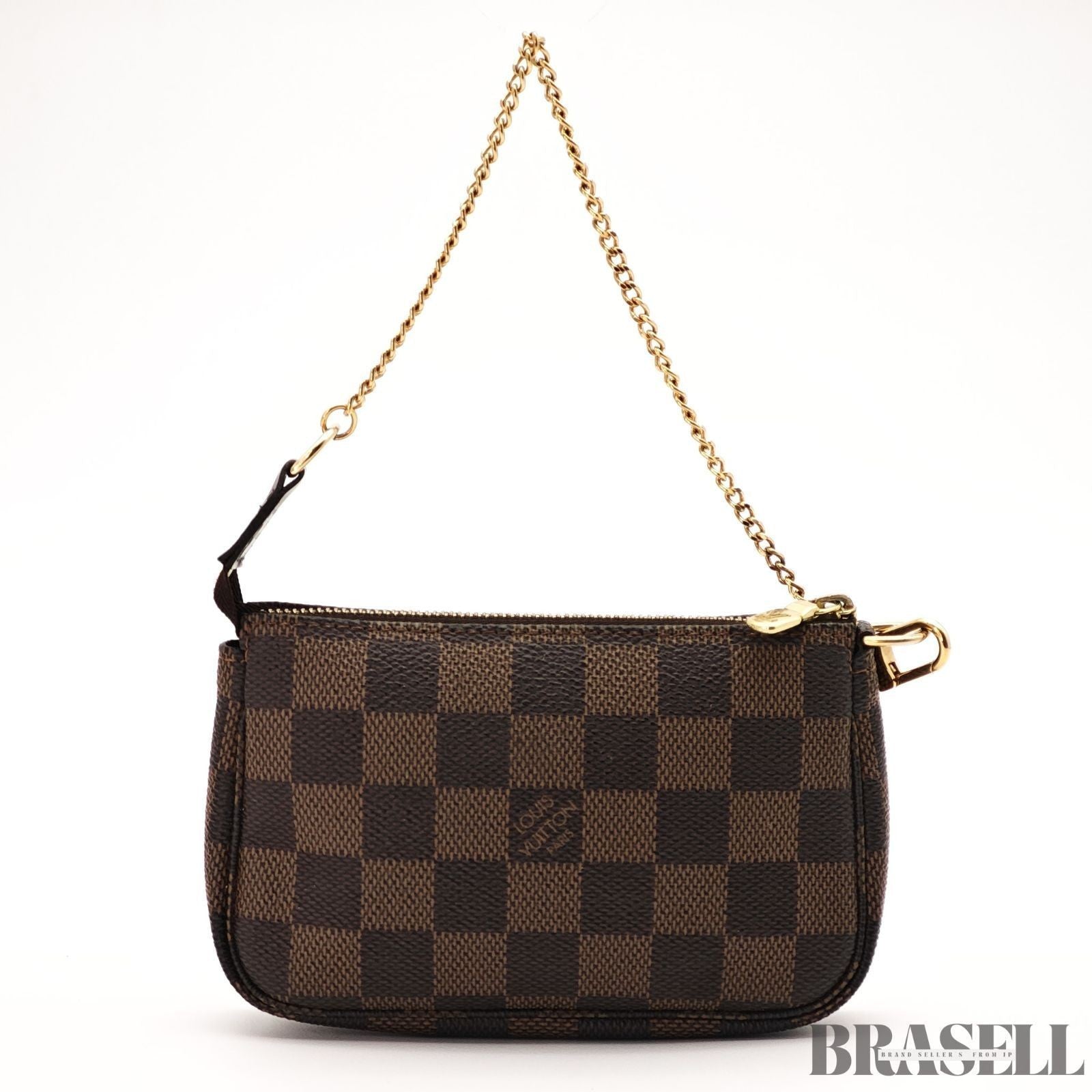 Louis Vuitton Damier Ebene Mini Pochette Accessoires M58009 Handbag Brown