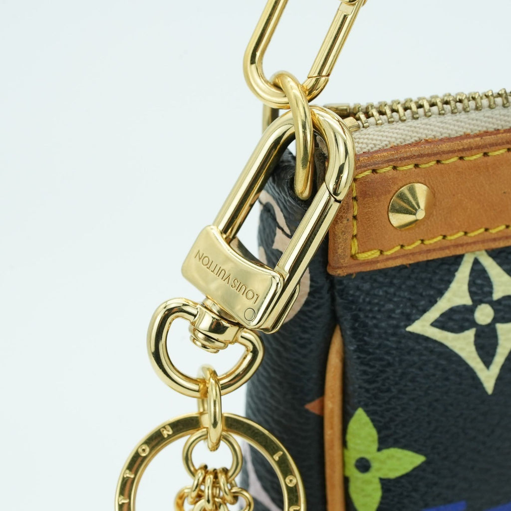 LOUIS VUITTON Spring Street Keychain M01187 Key Boulder Gold Women's Men's Box