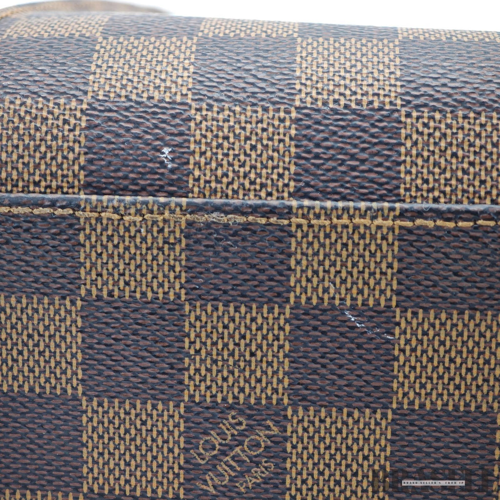 LOUIS VUITTON Triana N51155 Damier Ebene Handbag Brown Women’s