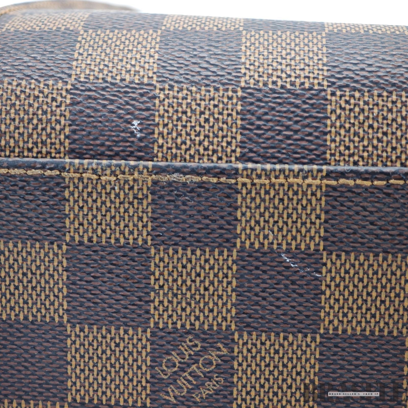 LOUIS VUITTON Triana N51155 Damier Ebene Handbag Brown Women’s