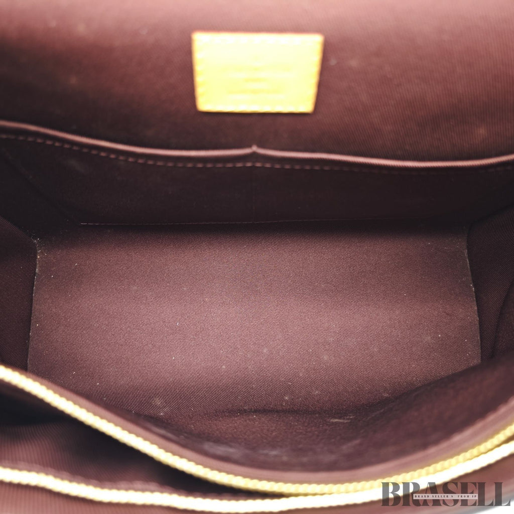 Louis Vuitton Cluny M42735 Damier Azur Handbag Shoulder Bag 2Way Flap Brown